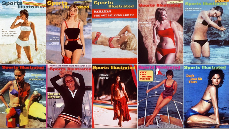 Illustration for article titled The 'Evolution' of Sexy: Every Sports Illustrated Swimsuit Cover Ever